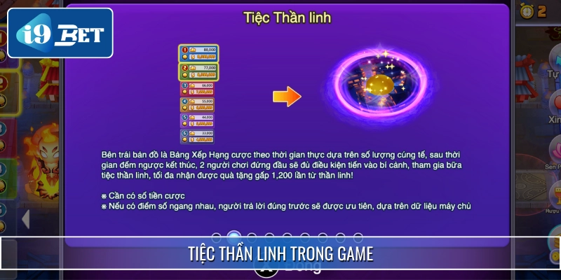 Câu Cá Phát Tài - Trò Đổi Thưởng Online Có Lối Đánh Mới Lạ 4 Tiệc thần linh là cơ hội kiếm tiền thưởng hấp dẫn