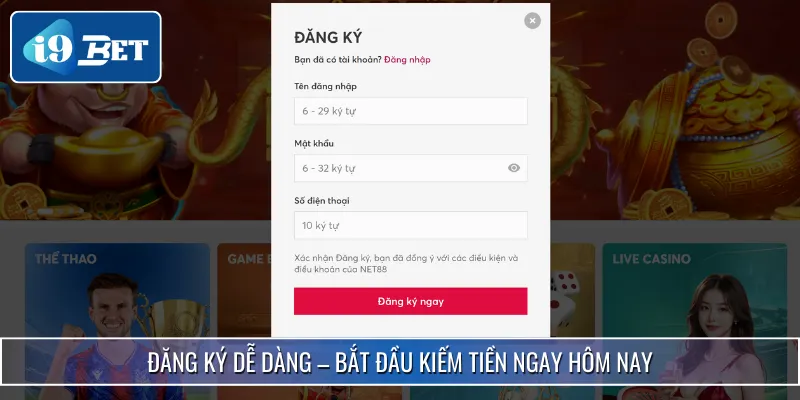 Đại Lý I9BET 2 Vài bước đơn giản là bạn đã có thể hợp tác cùng nhà cái