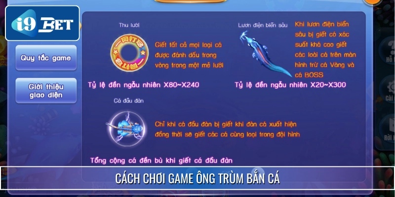 Ông Trùm Bắn Cá - Hoá Tay Súng Cừ Khôi Chinh Phục Đáy Biển 3 Luật đánh Ông Trùm Bắn Cá đơn giản dễ áp dụng ngay ván đầu