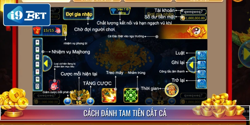 Tam Tiên Cắt Cá - Làm Nhiệm Vụ Phát Tài Ngay Sau Ván Game 3 Luật chơi trò Tam Tiên tương tự như các game bắn cá khác